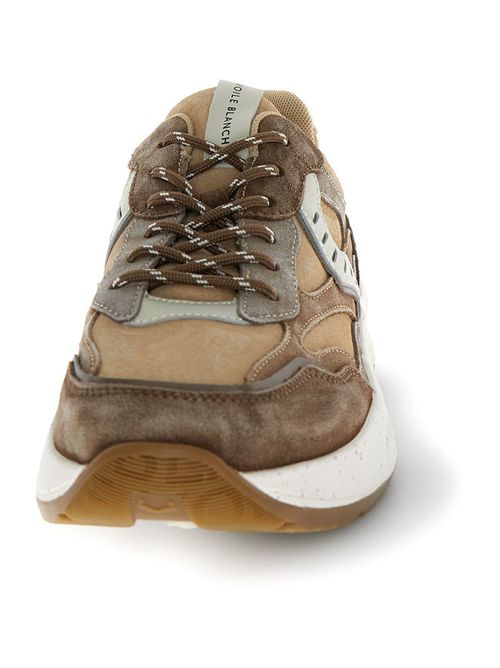  VOILE BLANCHE | CLUB 22 WASHED LEATHCHOCOLAT MUD